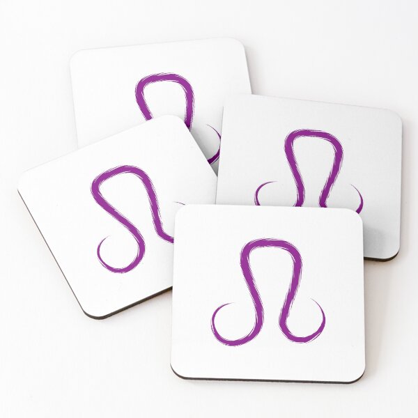 Item preview, Purple Leo Lion Zodiac Symbol Design designed and sold by pattern-archive.