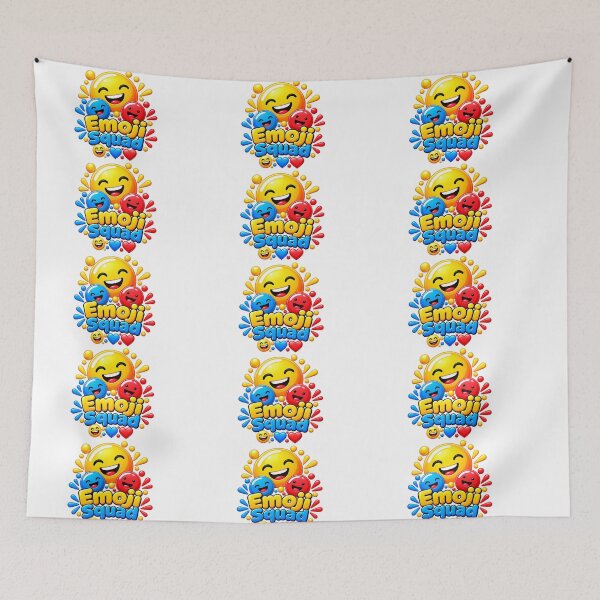 Item preview, Funny Cute Happy Emoji squad designed and sold by Afnan Store.