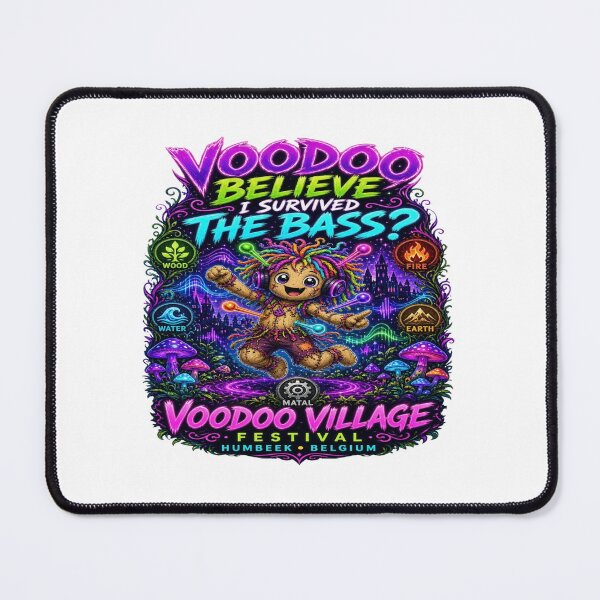 Item preview, Voodoo You Believe I Survived The Bass Voodoo Village Festival T-Shirt designed and sold by Sushikidsntoddlers.