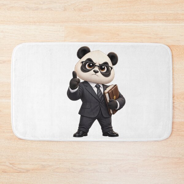 Item preview, Panda Lawyer – Funny Panda Attorney Cartoon designed and sold by SmilefromAlex.