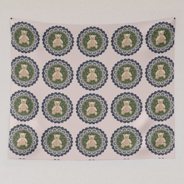 Item preview, Copy of Copy of Traditional Woodland Teddy Bear Holiday Decor Design designed and sold by Liberarteprint.
