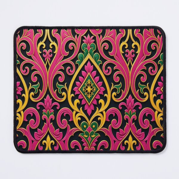 Item preview, Luxury Golden Tulip Mandala - Imperial Oriental Floral Pattern designed and sold by Breezes-of-Ida.
