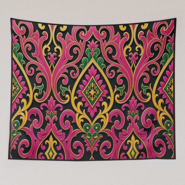 Item preview, Luxury Golden Tulip Mandala - Imperial Oriental Floral Pattern designed and sold by Breezes-of-Ida.