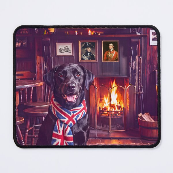 Item preview, The Country Pub Labrador - Black Labs Matter designed and sold by DoomLoopDesigns.