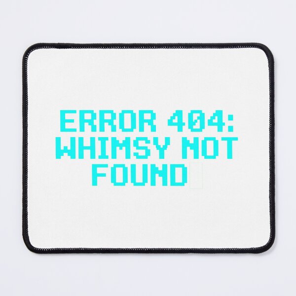 Item preview, Error 404 Whimsy Not Found Pixel Typography designed and sold by Bad-Decisions-Designs.