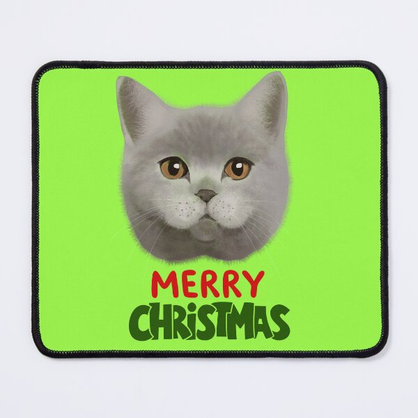 Item preview, Cute British Shorthair Merry Christmas Holiday Art designed and sold by stormk10.