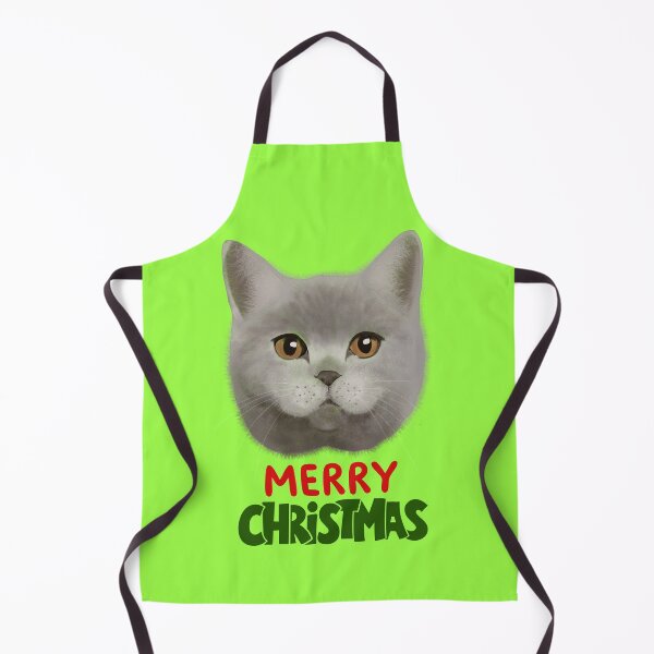 Aperçu de l'œuvre Cute British Shorthair Merry Christmas Holiday Art créée et vendue par stormk10.