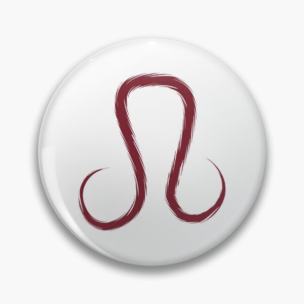 Item preview, Burgundy Leo Lion Zodiac Symbol Design designed and sold by pattern-archive.