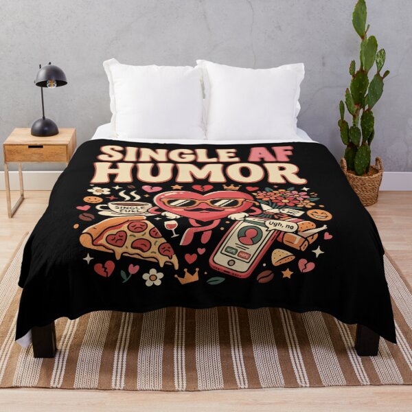 Item preview, Funny Single Life ”Single AF Humor” Dating Humor Gift for Singles designed and sold by AmeliaShirts.