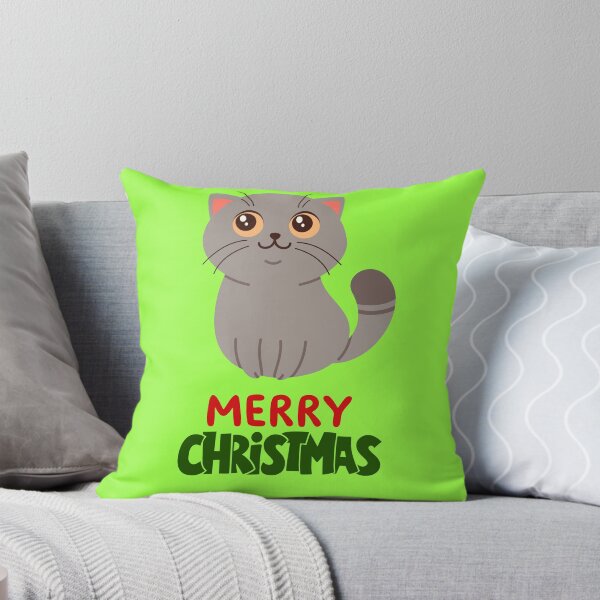 Item preview, Cute British Shorthair Merry Christmas Holiday Art designed and sold by stormk10.