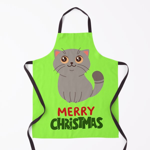 Aperçu de l'œuvre Cute British Shorthair Merry Christmas Holiday Art créée et vendue par stormk10.