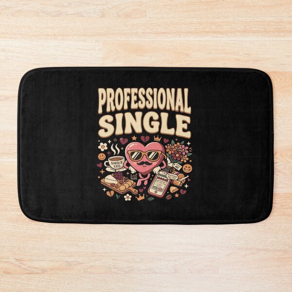 Item preview, Funny Single Life ”Professional Single” Dating Humor Gift for Singles designed and sold by AmeliaShirts.