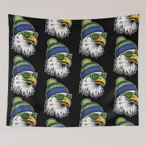 Item preview, Seattle Seahawks Eagle Football Fan Game Day designed and sold by OddPopARt.