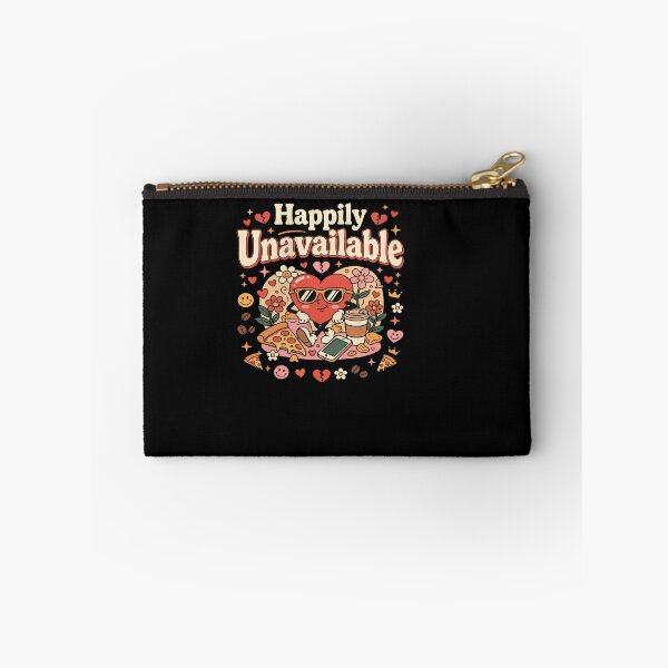 Item preview, Funny Single Life ”Happily Unavailable” Dating Humor Gift for Singles designed and sold by AmeliaShirts.