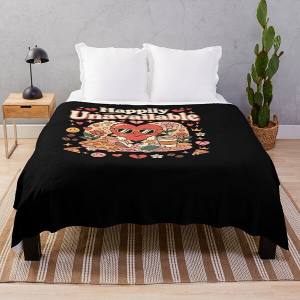 Item preview, Funny Single Life ”Happily Unavailable” Dating Humor Gift for Singles designed and sold by AmeliaShirts.
