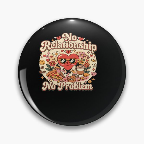 Item preview, Funny Single Life ”No Relationship, No Problem” Dating Humor Gift for Singles designed and sold by AmeliaShirts.