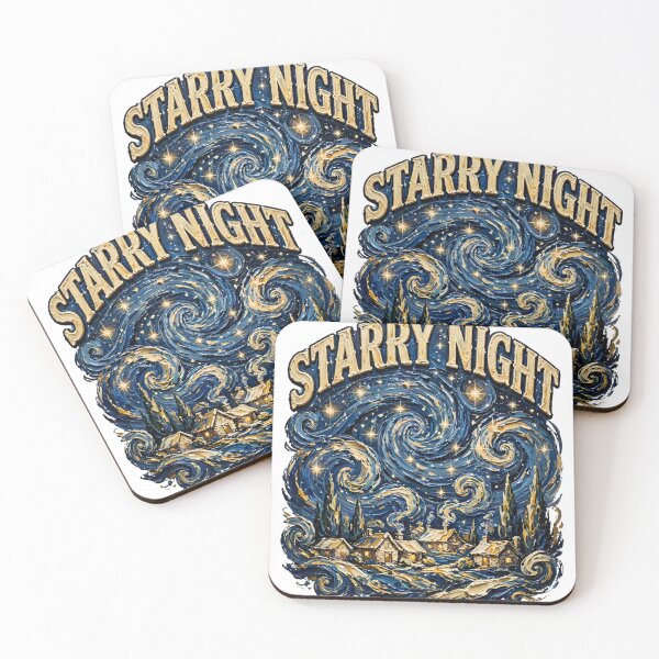 Item preview, Starry Night Village designed and sold by samimouhdi.