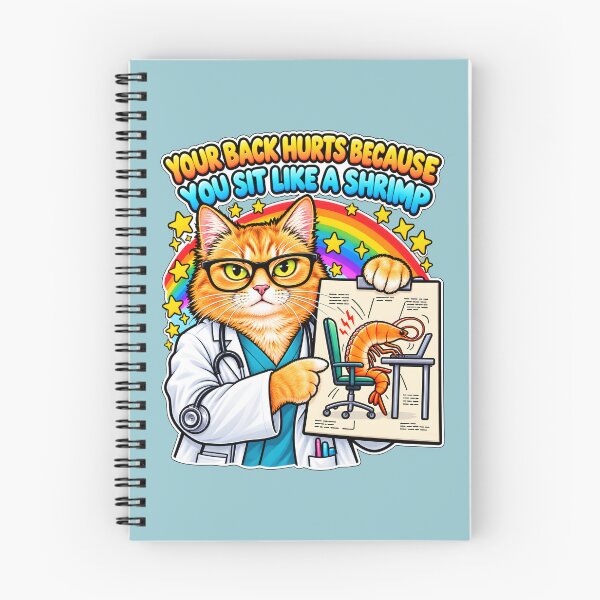 Item preview, Funny Cat Doctor Humor | Back Pain Joke | Sarcastic Cat designed and sold by Aesthetic-Avenue.