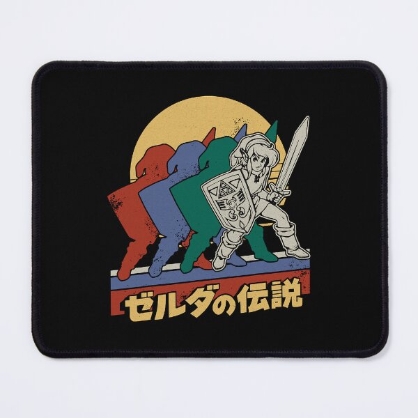 Item preview, Legend of Zelda Retro Link Kanji Adventure Portrait designed and sold by OddPopARt.