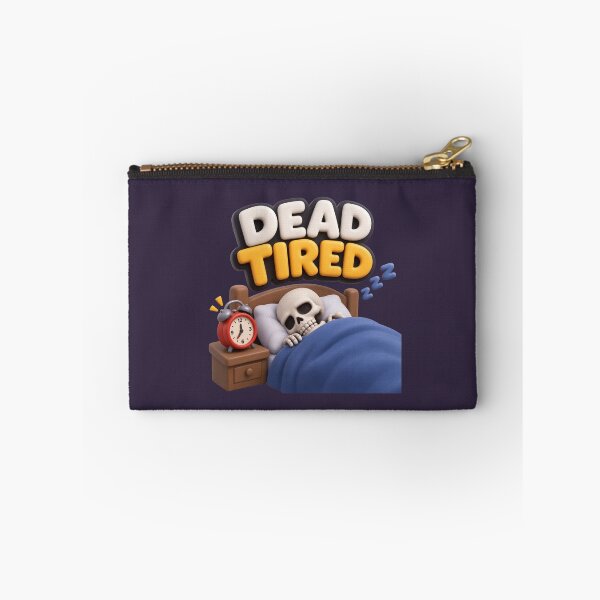 Item preview, Dead Tired Funny Skeleton Halloween Sleep Humor Spooky Season Design designed and sold by ManggaeJM.
