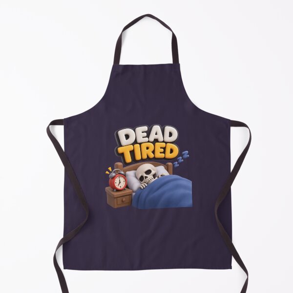 Item preview, Dead Tired Funny Skeleton Halloween Sleep Humor Spooky Season Design designed and sold by ManggaeJM.