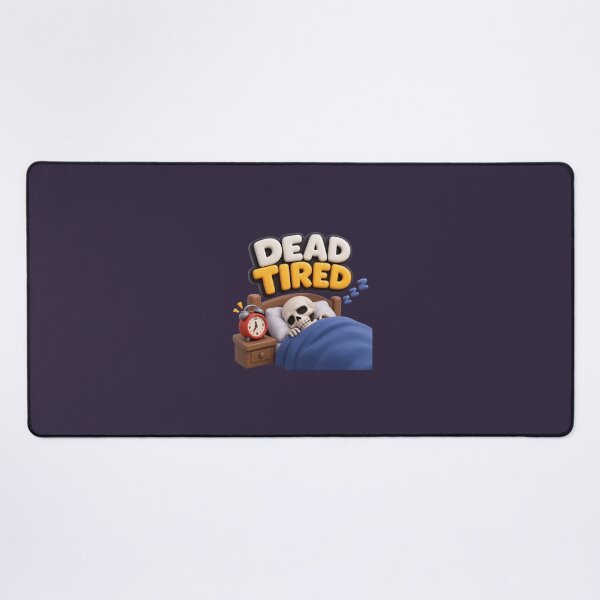 Item preview, Dead Tired Funny Skeleton Halloween Sleep Humor Spooky Season Design designed and sold by ManggaeJM.