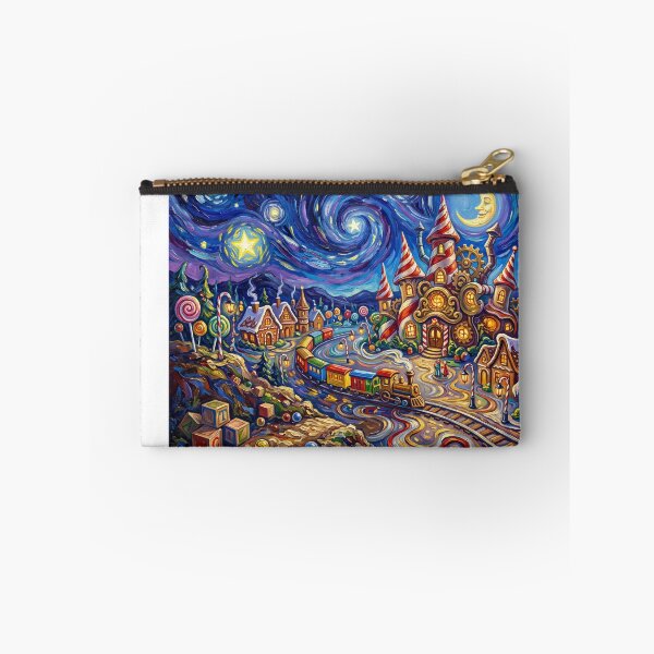 Item preview, Toyland Starry Night Candy Village designed and sold by Bad-Decisions-Designs.