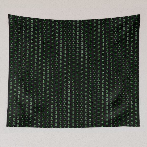 Item preview, Lime Leo Lion Zodiac Symbol Design designed and sold by pattern-archive.