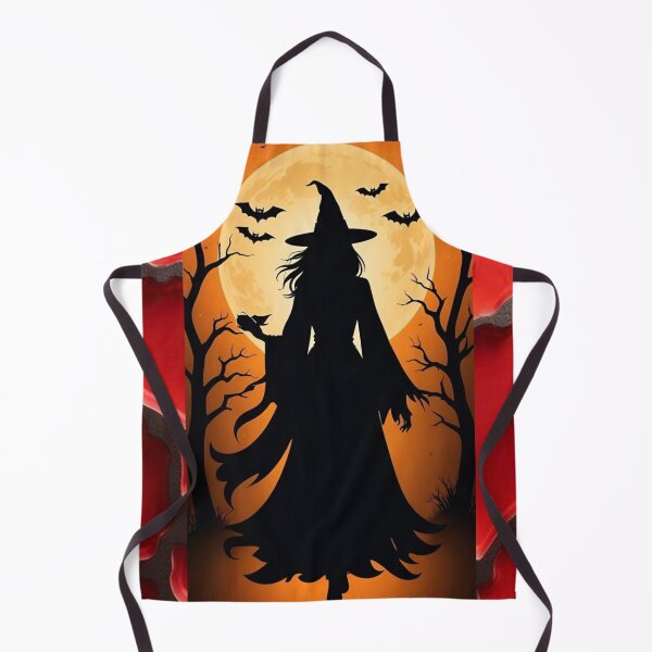Item preview, Witch Silhouette Under Full Moon with Bats designed and sold by DKSH1234.
