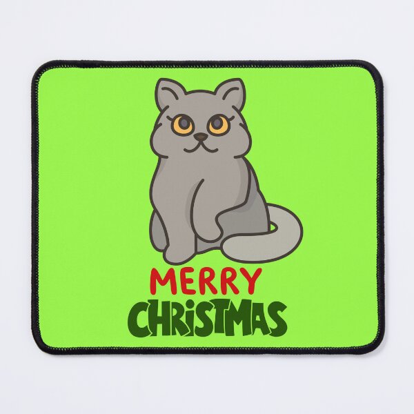 Item preview, Cute British Shorthair Merry Christmas Holiday Art designed and sold by stormk10.