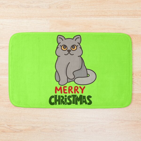 Item preview, Cute British Shorthair Merry Christmas Holiday Art designed and sold by stormk10.
