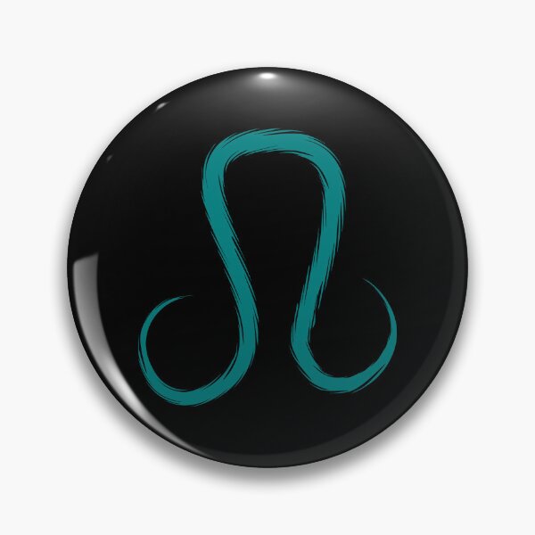 Item preview, Teal Leo Lion Zodiac Symbol Design designed and sold by pattern-archive.