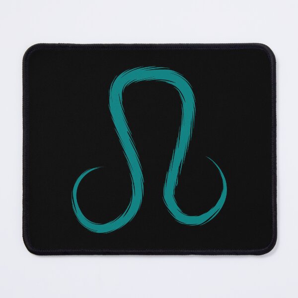Item preview, Teal Leo Lion Zodiac Symbol Design designed and sold by pattern-archive.