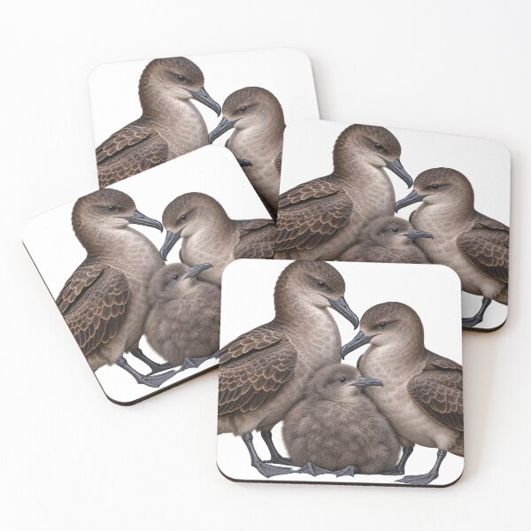 Item preview, Short-tailed Shearwater Family of Gabo Island designed and sold by Colin Dixon.