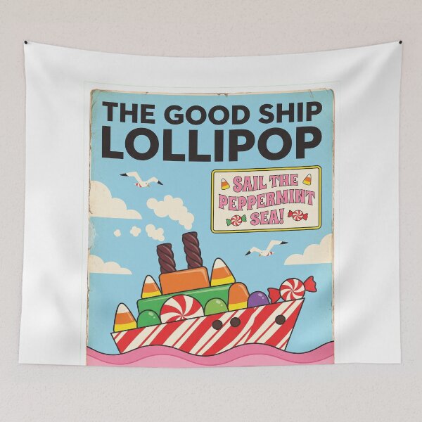 Item preview, The Good Ship Lollipop Sail The Peppermint Sea designed and sold by Bad-Decisions-Designs.