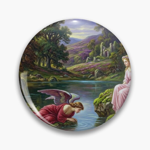 Item preview, Enchanted Angels at the Forest Lake designed and sold by Sigtrix.