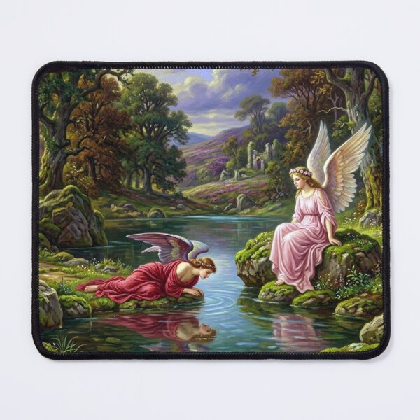 Item preview, Enchanted Angels at the Forest Lake designed and sold by Sigtrix.