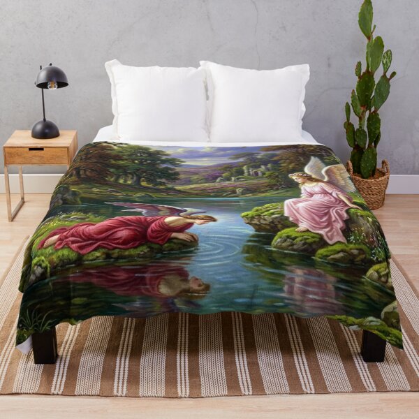 Item preview, Enchanted Angels at the Forest Lake designed and sold by Sigtrix.