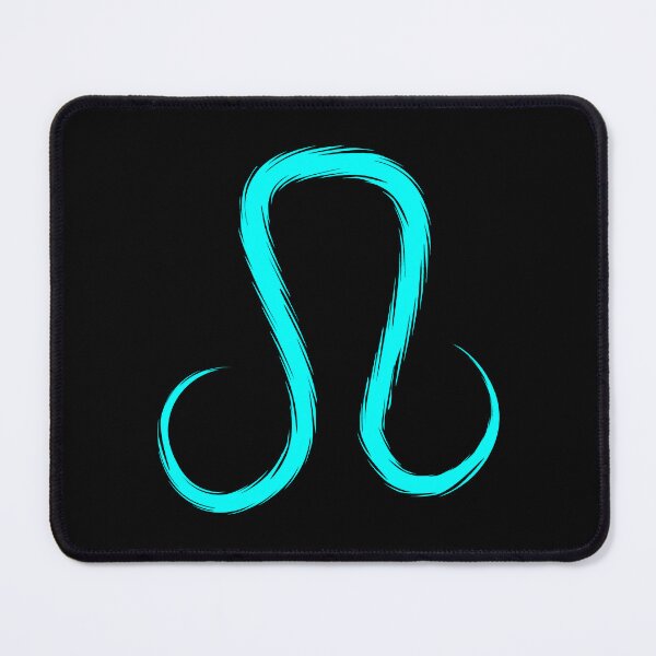 Item preview, Cyan Leo Lion Zodiac Symbol Design designed and sold by pattern-archive.