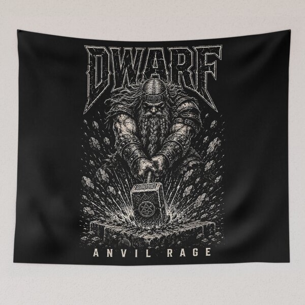 Item preview, Dwarf Warrior | Hammer & Anvil designed and sold by Overlord Kingdom.