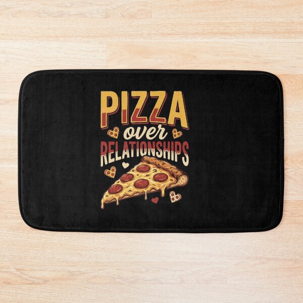 Artikelvorschau, Single & Food For Life „Pizza statt Beziehungen“ – Humorvolles Geschenk für Singles entworfen und verkauft von AmeliaShirts.