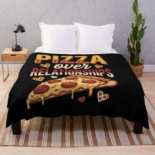 Item preview, Single & Food  For Life ”Pizza Over Relationships” Dating Humor Gift for Singles designed and sold by AmeliaShirts.