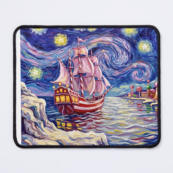 Item preview, Good Ship Lollipop Starry Night Candy Sea designed and sold by Bad-Decisions-Designs.