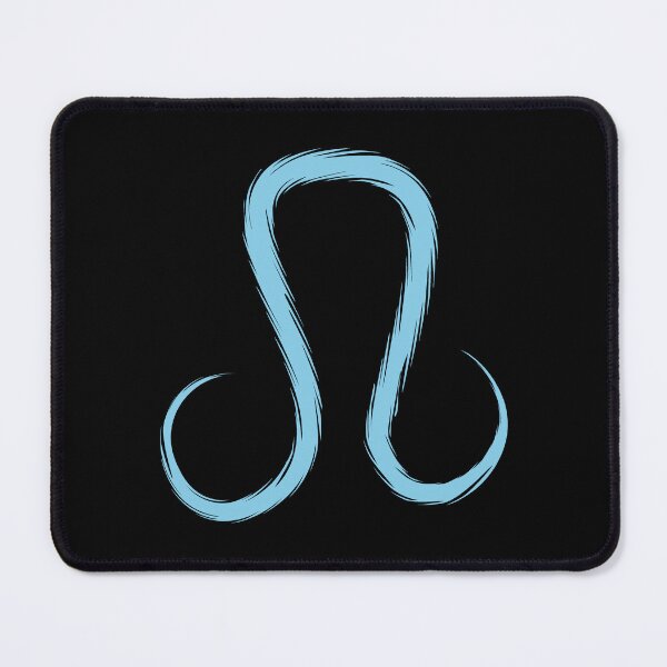 Item preview, Sky Blue Leo Lion Zodiac Symbol Design designed and sold by pattern-archive.