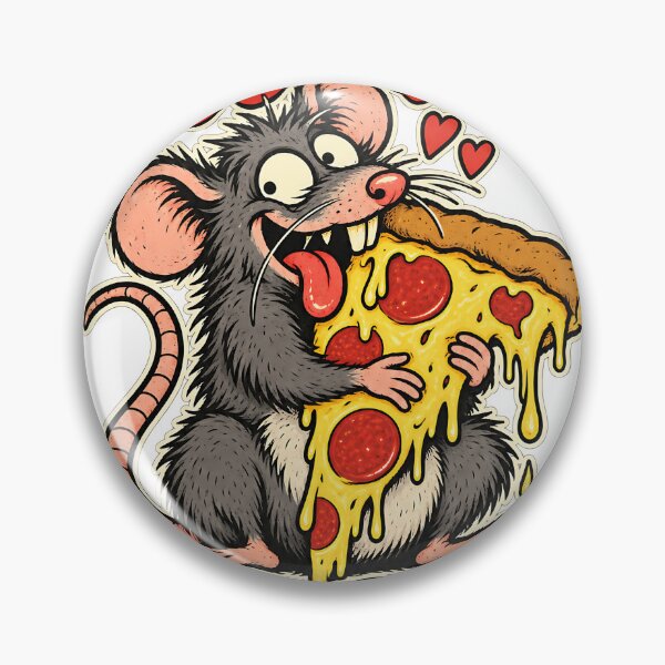 Item preview, Hot Mess Cold Pizza - Funny Rat designed and sold by about-that.