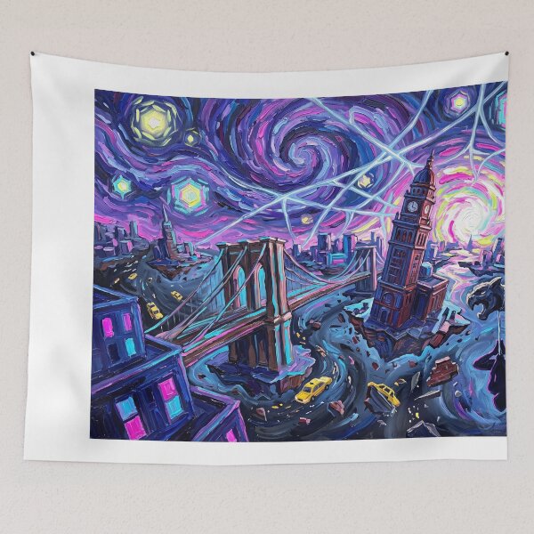 Item preview, Spider-Verse Starry Night Splintered Multiverse designed and sold by Bad-Decisions-Designs.