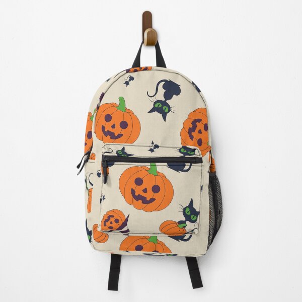 Item preview, Cute Halloween Black Cats and Pumpkins Pattern designed and sold by VistaForm.