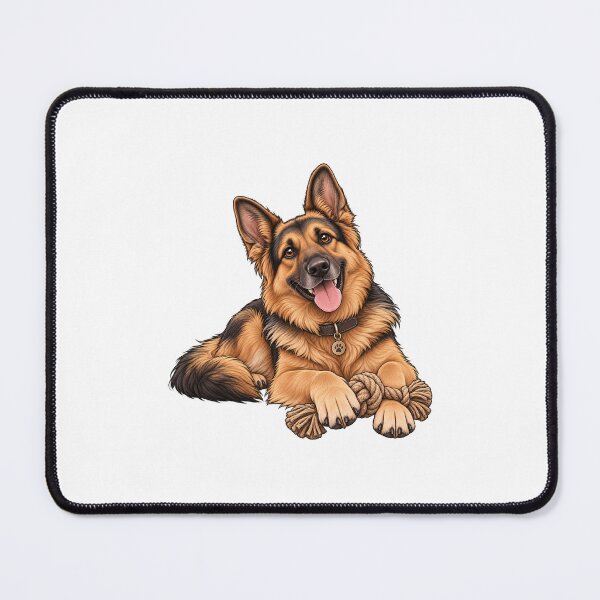 Item preview, Cute German Shepherd Cartoon – Dog Lover Design designed and sold by BerlyArts.