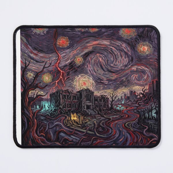 Item preview, The Upside Down Starry Night Hawkins designed and sold by Bad-Decisions-Designs.