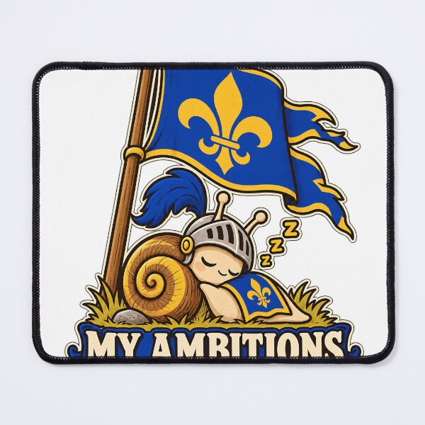 Item preview, My Ambitions Need a Nap - Funny Snail designed and sold by about-that.
